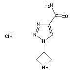 1-(azetidin-3-yl)-1H-1,2,3-triazole-4-carboxamide hydrochloride