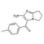 3-(4-methylbenzoyl)-5H,6H,7H-pyrrolo[1,2-a]imidazol-2-amine