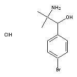 2-amino-1-(4-bromophenyl)-2-methylpropan-1-ol hydrochloride