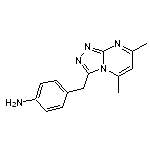 4-({5,7-dimethyl-[1,2,4]triazolo[4,3-a]pyrimidin-3-yl}methyl)aniline