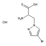 2-amino-3-(4-bromo-1H-pyrazol-1-yl)propanoic acid hydrochloride