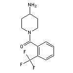 1-[2-(trifluoromethyl)benzoyl]piperidin-4-amine