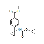 Methyl 4-[1-(Boc-amino)cyclopropyl]benzoate