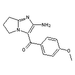 3-(4-methoxybenzoyl)-5H,6H,7H-pyrrolo[1,2-a]imidazol-2-amine