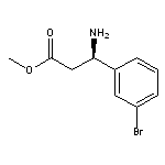 methyl (3R)-3-amino-3-(3-bromophenyl)propanoate