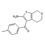 3-(4-methylbenzoyl)-4H,5H,7H-thieno[2,3-c]pyran-2-amine