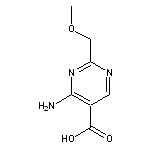 4-amino-2-(methoxymethyl)pyrimidine-5-carboxylic acid