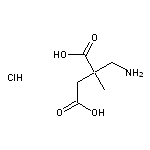 2-(aminomethyl)-2-methylbutanedioic acid hydrochloride