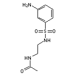 N-[2-(3-aminobenzenesulfonamido)ethyl]acetamide