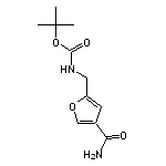 tert-butyl N-[(4-carbamoylfuran-2-yl)methyl]carbamate