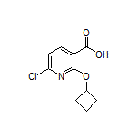 6-Chloro-2-cyclobutoxynicotinic Acid