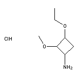 3-ethoxy-2-methoxycyclobutan-1-amine hydrochloride