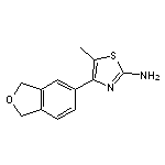 4-(1,3-dihydro-2-benzofuran-5-yl)-5-methyl-1,3-thiazol-2-amine