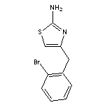 4-[(2-bromophenyl)methyl]-1,3-thiazol-2-amine