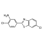 2-chloro-5-(6-chloro-1,3-benzothiazol-2-yl)aniline