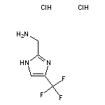 [4-(trifluoromethyl)-1H-imidazol-2-yl]methanamine dihydrochloride