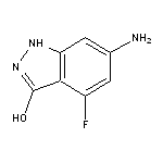 6-amino-4-fluoro-1H-indazol-3-ol