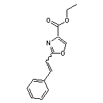 ethyl 2-(2-phenylethenyl)-1,3-oxazole-4-carboxylate