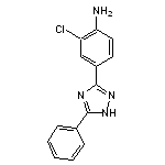 2-chloro-4-(5-phenyl-1H-1,2,4-triazol-3-yl)aniline