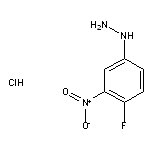 (4-fluoro-3-nitrophenyl)hydrazine hydrochloride