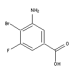 3-amino-4-bromo-5-fluorobenzoic acid