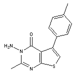 3-amino-2-methyl-5-(4-methylphenyl)-3H,4H-thieno[2,3-d]pyrimidin-4-one