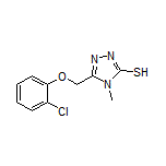 5-[(2-chlorophenoxy)methyl]-4-methyl-4H-1,2,4-triazole-3-thiol