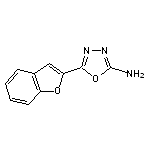 5-(1-benzofuran-2-yl)-1,3,4-oxadiazol-2-amine