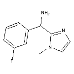 (3-fluorophenyl)(1-methyl-1H-imidazol-2-yl)methylamine