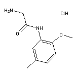 2-amino-N-(2-methoxy-5-methylphenyl)acetamide hydrochloride