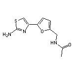 N-{[5-(2-amino-1,3-thiazol-4-yl)-2-furyl]methyl}acetamide