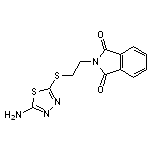 2-{2-[(5-amino-1,3,4-thiadiazol-2-yl)thio]ethyl}-1H-isoindole-1,3(2H)-dione