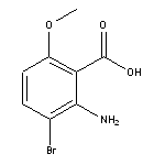 2-amino-3-bromo-6-methoxybenzoic acid