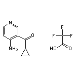 3-cyclopropanecarbonylpyridin-4-amine, trifluoroacetic acid