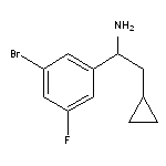 1-(3-bromo-5-fluorophenyl)-2-cyclopropylethan-1-amine