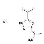 1-[5-(butan-2-yl)-1H-1,2,4-triazol-3-yl]ethan-1-amine hydrochloride