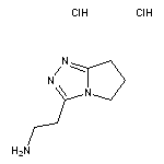 2-{5H,6H,7H-pyrrolo[2,1-c][1,2,4]triazol-3-yl}ethan-1-amine dihydrochloride