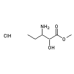 methyl 3-amino-2-hydroxypentanoate hydrochloride