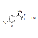 (R)-2,2,2-Trifluoro-1-(3-fluoro-4-methoxyphenyl)ethanamine Hydrochloride