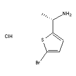 (1S)-1-(5-bromothiophen-2-yl)ethan-1-amine hydrochloride