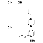 2-ethoxy-4-(4-propylpiperazin-1-yl)aniline trihydrochloride