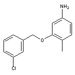 3-[(3-chlorophenyl)methoxy]-4-methylaniline