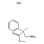 methyl 3-amino-2-methyl-2-phenylpropanoate hydrochloride