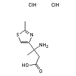 3-amino-3-(2-methyl-1,3-thiazol-4-yl)butanoic acid dihydrochloride