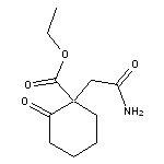 ethyl 1-(carbamoylmethyl)-2-oxocyclohexane-1-carboxylate