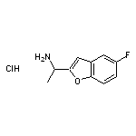 1-(5-fluoro-1-benzofuran-2-yl)ethan-1-amine hydrochloride