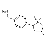 2-[4-(aminomethyl)phenyl]-4-methyl-1$l^{6},2-thiazolidine-1,1-dione