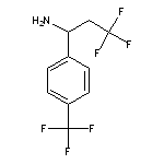 3,3,3-trifluoro-1-[4-(trifluoromethyl)phenyl]propan-1-amine