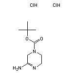 tert-butyl 5-amino-1,2,3,6-tetrahydropyrazine-1-carboxylate dihydrochloride