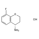 (4S)-8-fluoro-3,4-dihydro-2H-1-benzopyran-4-amine hydrochloride